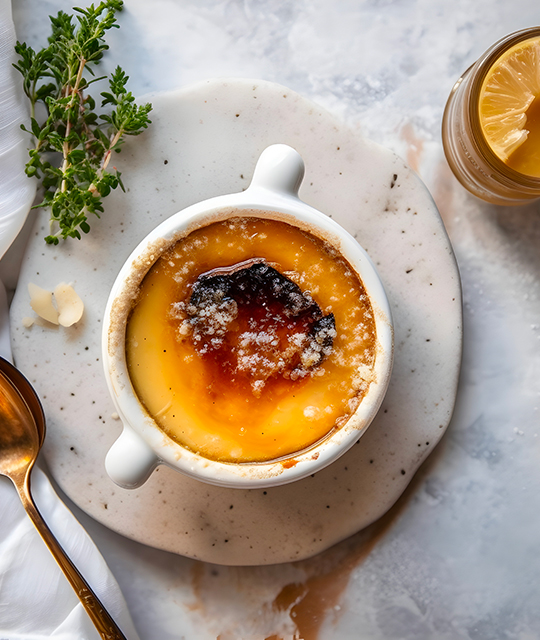 creme-brulee-fleur-oranger-strasbourg-traiteur-la-table-des-dieux